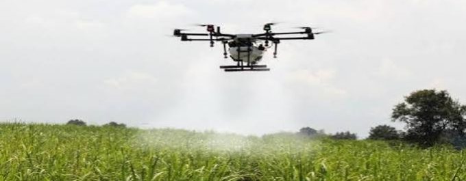 Fumigación con Dron